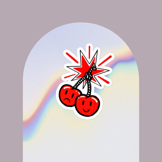 Cherry Bxmb Vinyl Sticker